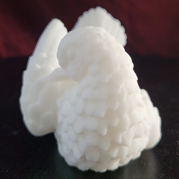 Vintage Alabaster White Dove Love Bird - Picture 4 of 11